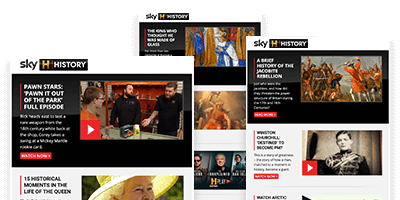 Get the latest updates from Sky HISTORY direct to your inbox